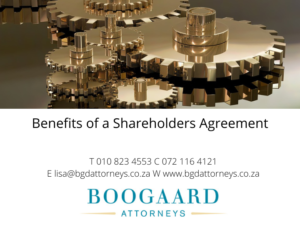 Benefits of a Shareholders Agreement